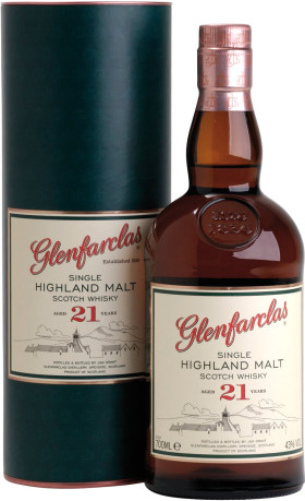 Виски Glenfarclas 21 years In Tube 700 мл