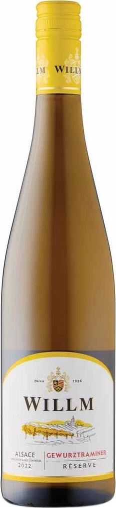 Вино Willm, Gewurztraminer Reserve, Alsace AOC, 2022