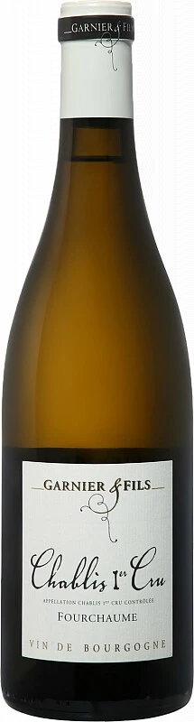 Вино Domaine Garnier & Fils, Chablis Premier Cru Fourchaume AOC, 2015