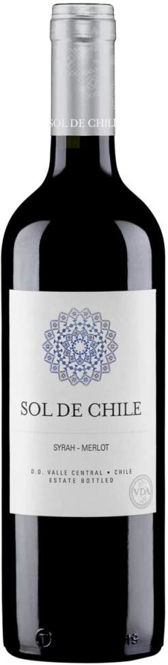 Вино Sol de Chile Syrah-Merlot, Valle Central DO