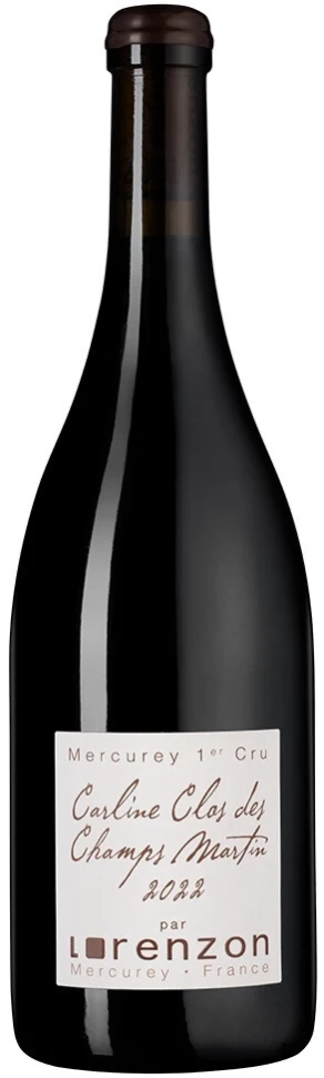 Вино Domaine Bruno Lorenzon, Mercurey 1-er Cru Carline Clos des Champs Martin AOC, 2022