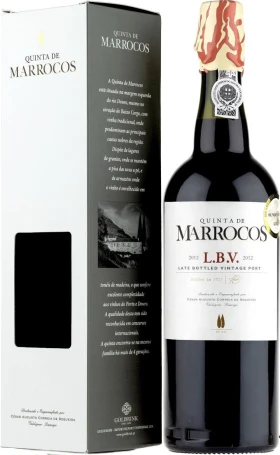 Портвейн Quinta de Marrocos LBV (Late Bottled Vintage), Porto DOC, 2012, gift box