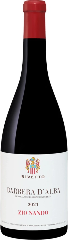 Вино Rivetto, Zio Nando Barbera d'Alba DOC, 2021
