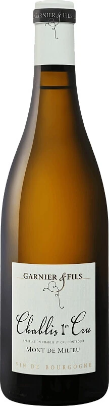 Вино Domaine Garnier & Fils, Chablis Premier Cru Mont de Milieu AOC, 2022