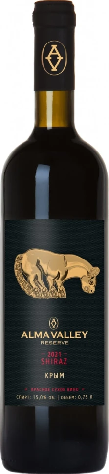 Вино Alma Valley Reserve Shiraz, 2021