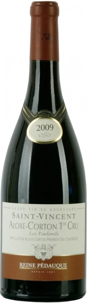 Вино Reine Pedauque, Saint-Vincent Aloxe-Corton 1er Cru Les Paulands AOC, 2009