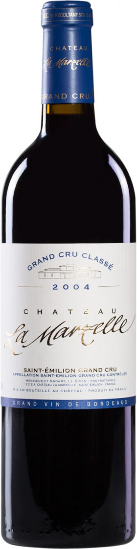 Вино Chateau La Marzelle Saint Emilion Grand Cru AOC 2004
