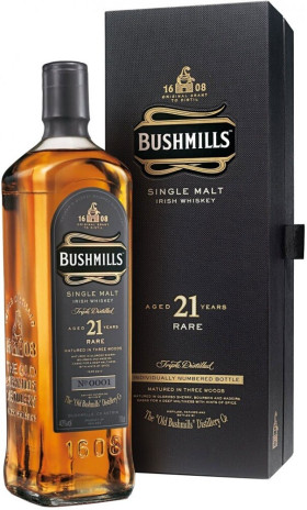 Виски Bushmills 21 Years Old gift box 700 мл