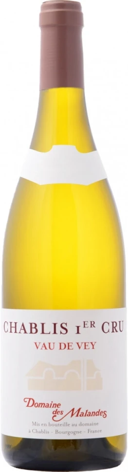 Вино Domaine des Malandes, Chablis Premier Cru Vau de Vey AOC, 2019