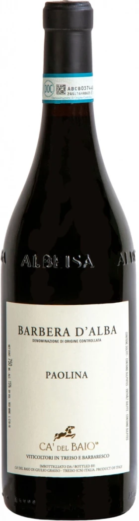 Вино Ca'del Baio, Barbera d'Alba Paolina DOC, 2018