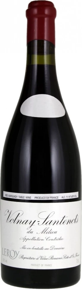 Вино Domaine Leroy, Volnay-Santenots du Milieu AOC, 2011