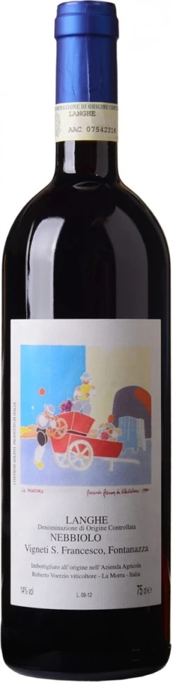 Вино Roberto Voerzio, Nebbiolo Vigneti S. Francesco, Fontanazza, Langhe DOC, 2011