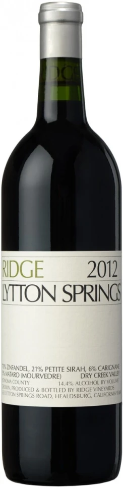 Вино Lytton Springs, 2012