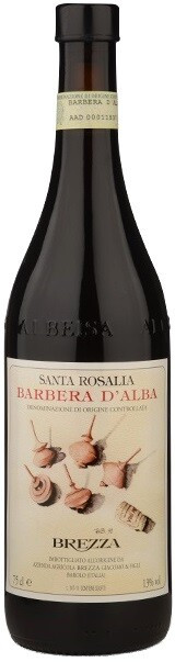 Вино Brezza Giacomo e Figli Barbera d Alba Vigna Santa Rosalia DOC 2011