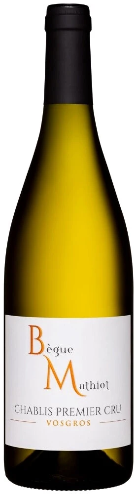 Вино Domaine Begue Mathiot, Chablis 1-er Cru Vosgros AOC, 2023