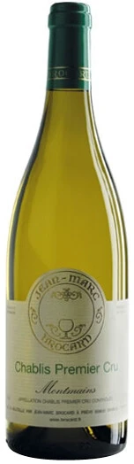 Вино Jean-Marc Brocard, Chablis Premier Cru AOC Montmains 2004, 375 мл