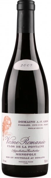 Вино Domaine A.-F.Gros, Vosne-Romanee Clos de La Fontaine, AOC 2007