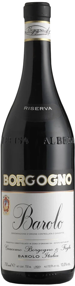 Вино Borgogno, Barolo Riserva DOCG, 1999