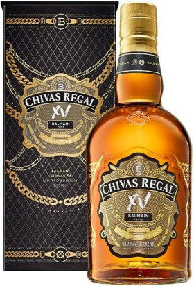 Виски Chivas Regal XV Balmain Limited Edition Design gift box 700 мл