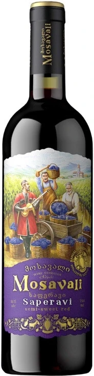 Вино Soyuz-Vino, Mosavali Saperavi Semi-Sweet