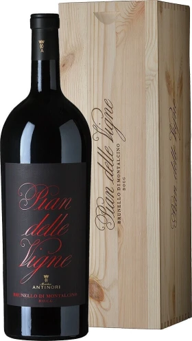 Вино "Pian delle Vigne" Brunello di Montalcino DOCG, 2018, wooden box, 1.5 л