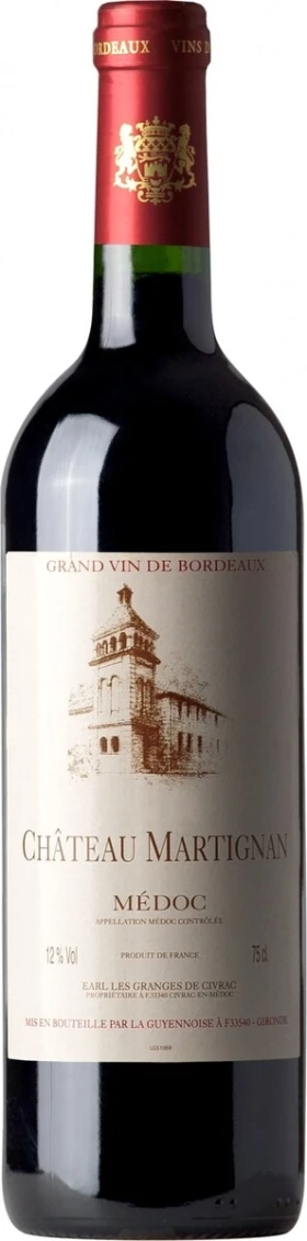 Вино Chateau Martignan, Medoc AOC, 2011