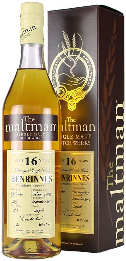 Виски The Maltman Benrinnes 16 Years Old gift box 700 мл