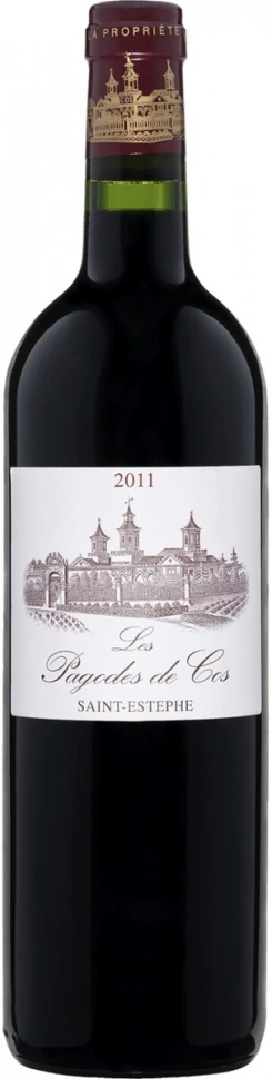 Вино "Les Pagodes de Cos" AOC Saint-Estephe, 2011