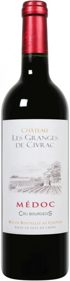 Вино Chаteau Les Granges de Civrac, Medoc AOC, 2009