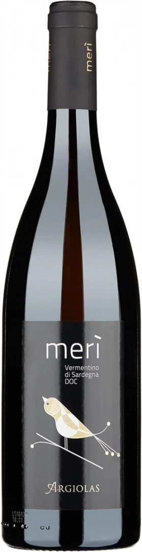 Вино Meri, Vermentino di Sardegna DOC, 2023