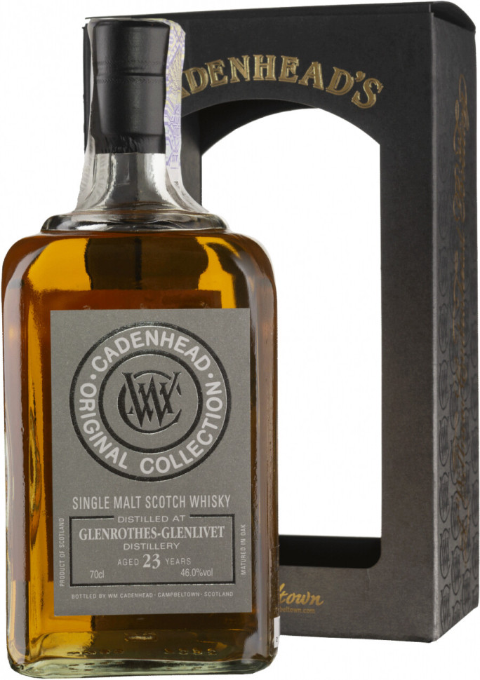 Виски Cadenhead Glenrothes-Glenlivet 23 Years Old gift box 700 мл