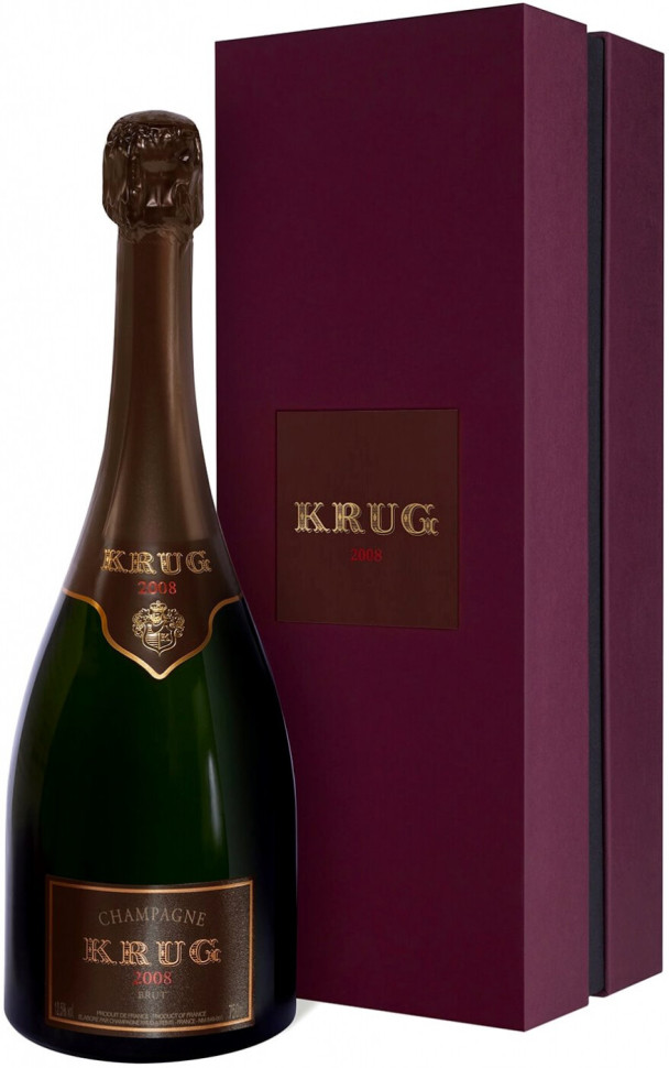 Шампанское Krug Brut Vintage 2008 gift box
