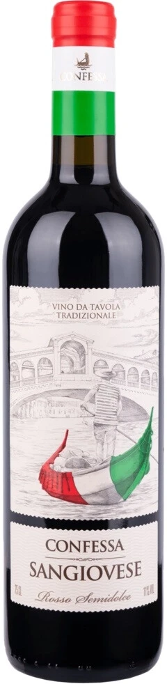 Вино Soyuz-Vino, "Confessa" Sangiovese Semidolce