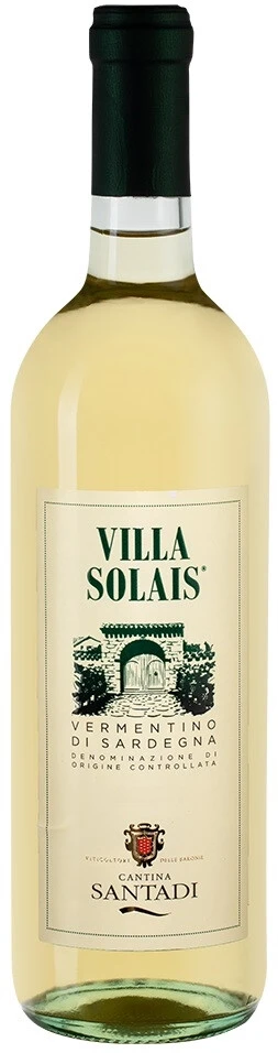 Вино Vermentino di Sardegna DOC Villa Solais, 2019