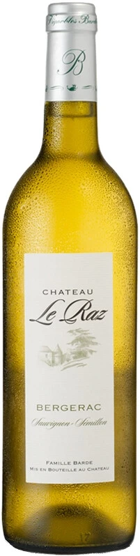 Вино Chateau Le Raz, Bergerac AOC Blanc Sec, 2015