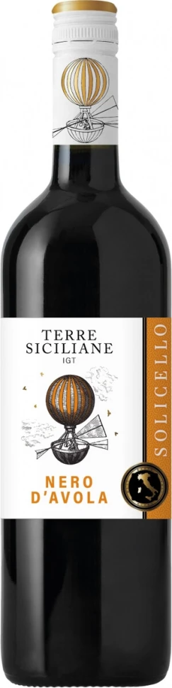 Вино "Solichello" Nero d'Avola, Terre Siciliane IGT