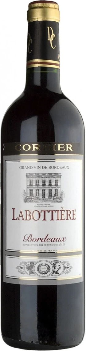 Вино Labottiere Bordeaux AOC Rouge, 2012
