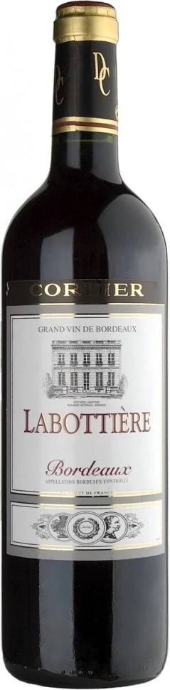 Вино Labottiere Bordeaux AOC Rouge, 2012