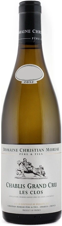 Вино Christian Moreau Pere et Fils, Chablis Grand Cru Les Clos AOC, 2012