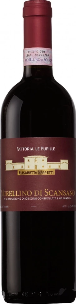 Вино Fattoria Le Pupille, Morellino di Scansano DOCG, 2020