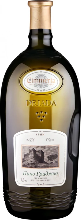 Вино "Cimmeria" Pinot Grigio Krymskij, 1.5 л