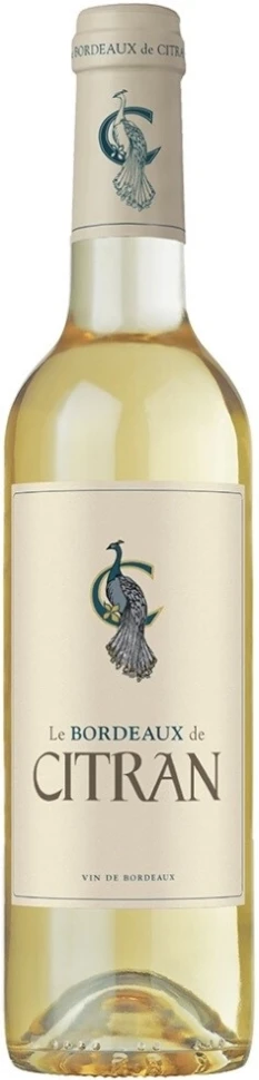 Вино Le Bordeaux de Citran Blanc, Bordeaux AOC, 2017