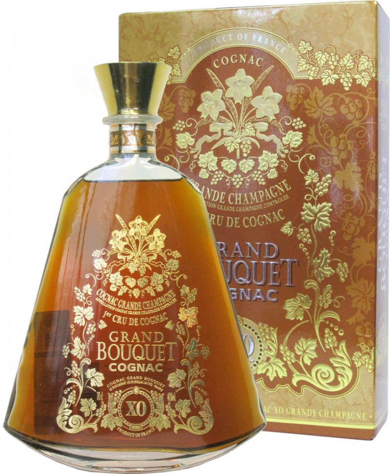 Коньяк Grand Bouquet XO Grande Champagne in decanter gift box 700 мл
