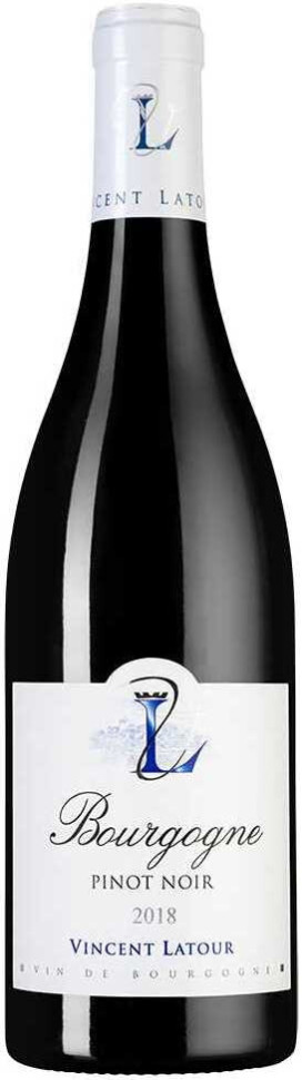Вино Vincent Latour Bourgogne Pinot Noir AOC 2018