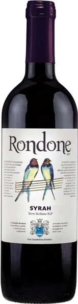 Вино Rondone Syrah, Terre Siciliane IGP, 2019