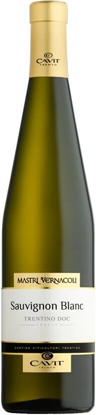 Вино Mastri Vernacoli Sauvignon Blanc, Trentino DOC, 2022