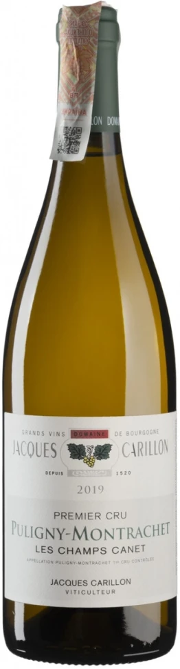 Вино Domaine Jacques Carillon, Puligny-Montrachet Premier Cru Les Champs Canet AOC, 2019