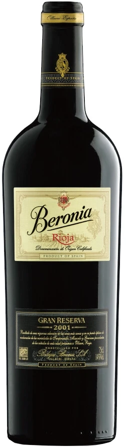 Вино "Beronia" Gran Reserva, Rioja DOC, 2001