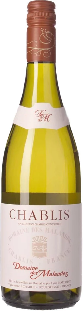Вино Domaine des Malandes, Chablis AOC, 2013, 375 мл