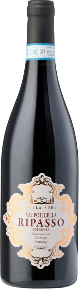 Вино "Villa Fura" Valpolicella Ripasso Superiore DOC, 2019